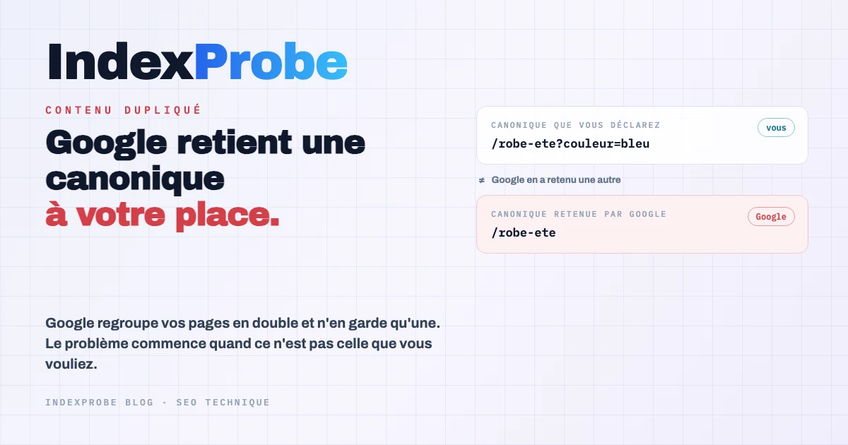 Contenu dupliqué et SEO : pas une pénalité, mais la canonique que Google retient à votre place